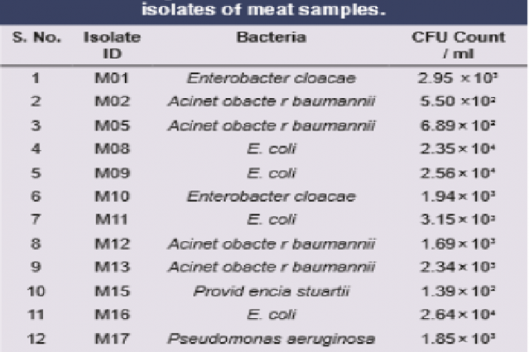 Coliform count