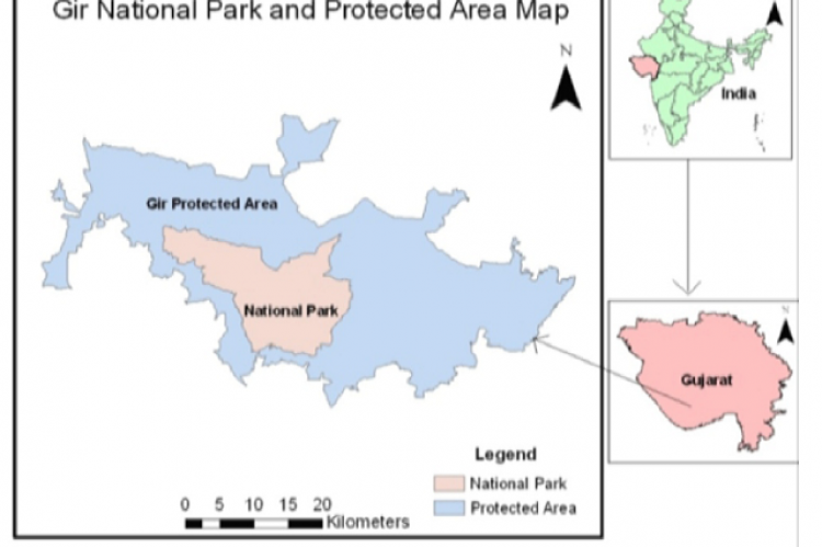 Constitution of the above study sites contained Teak forest mixed with dry deciduous species