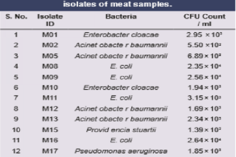 Coliform count