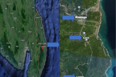 Map of the selected three (3) Barangay of Don Marcelino, Davao Occidental